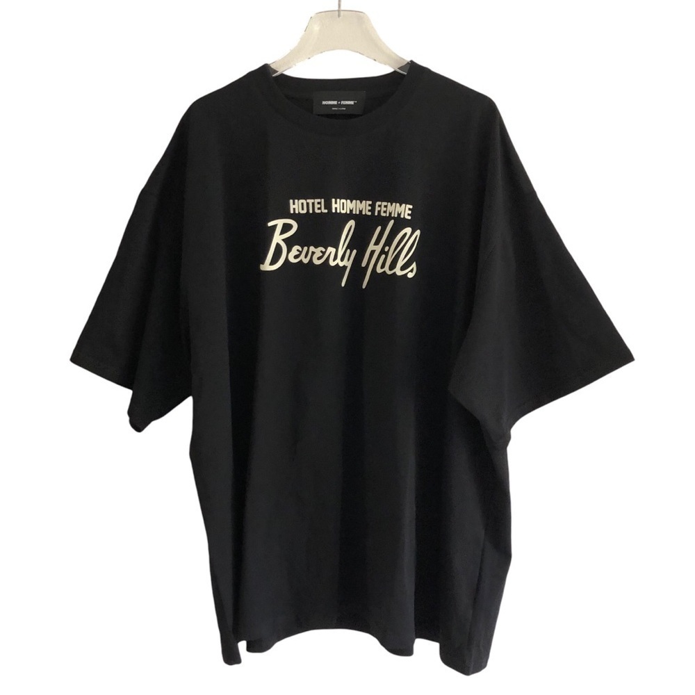 Homme & Femme Mens Graphite T-Shirt Streetwear Black White Triple XL